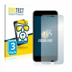 3x BROTECT® AirGlass® Pellicola Vetro Chiaro Apple IPhone 8 Plus